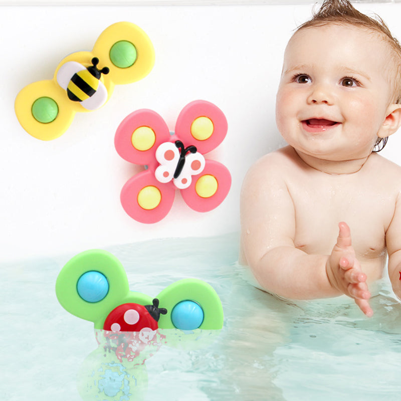 Suction Cup Spinner for Kids - 3 Piece
