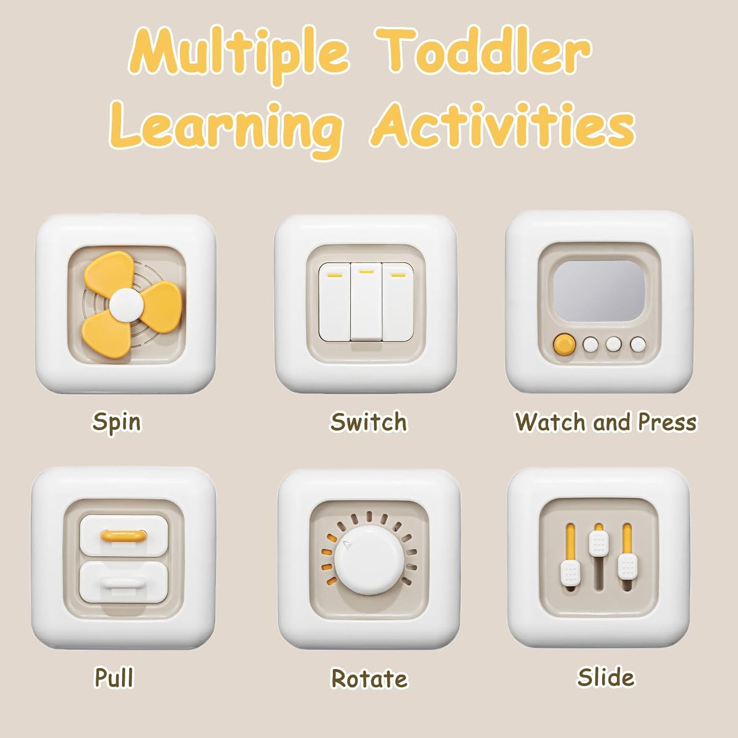 CuteTod Sensory Busy Box