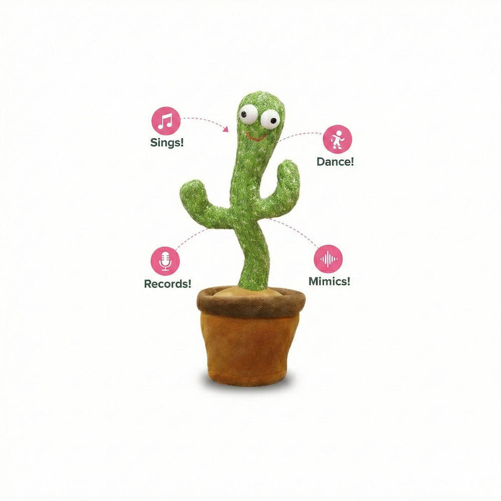 CuteTod Singing Cactus