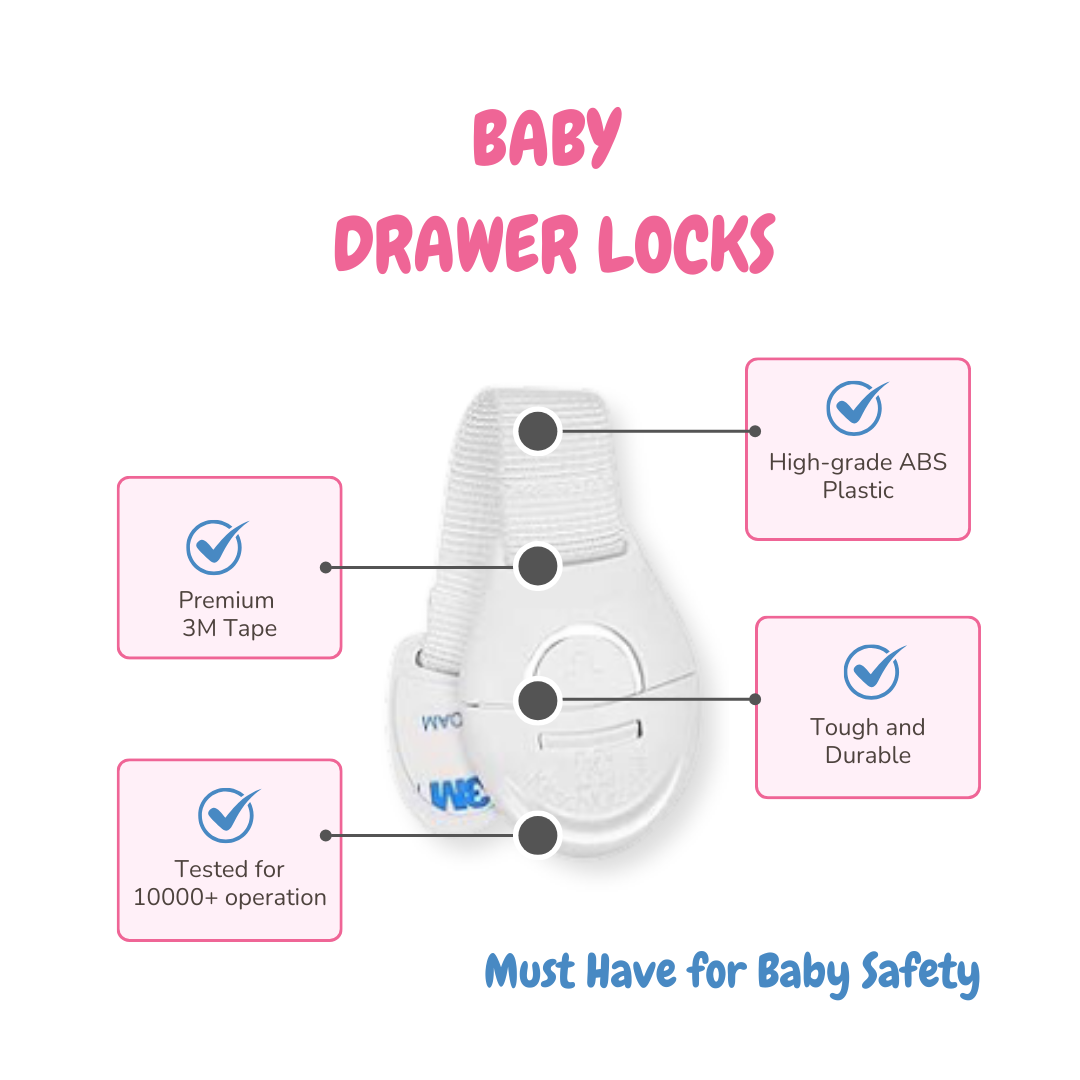 Baby Proofing Safety Locks (4 Pieces)